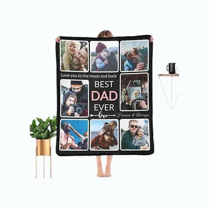 Personalized Dad Blanket