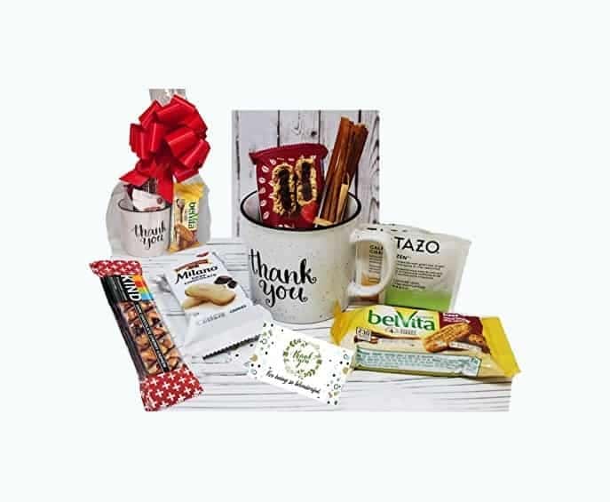 Thank You Coffee Mug Gift Basket