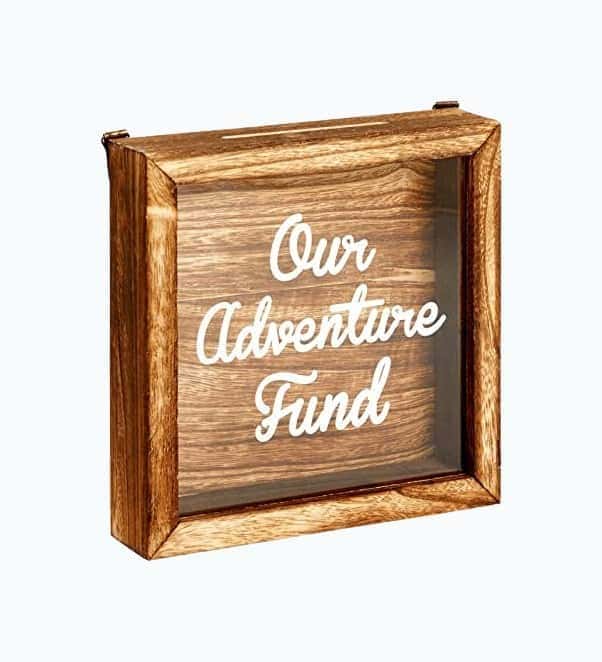 Our Adventure Fund, Wooden Vacation Shadow Box