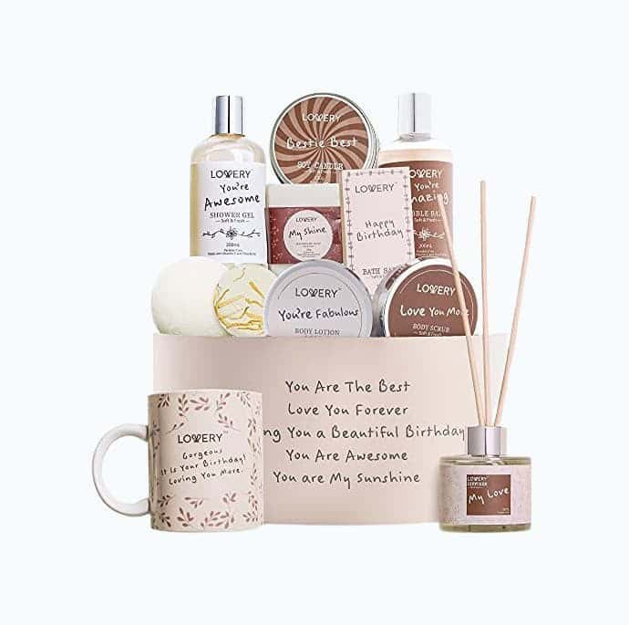 Birthday Bath & Spa Gift Basket