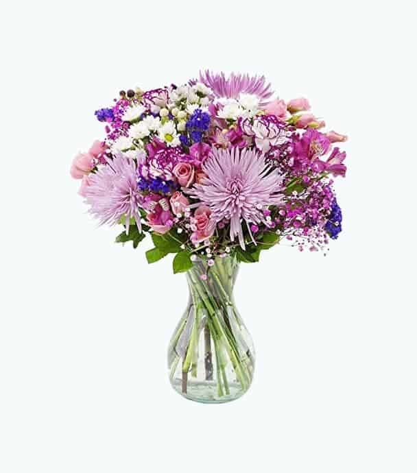 Arabella Bouquets Purple Extravagance with Vase