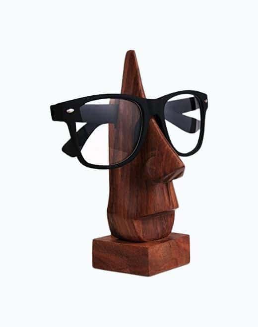 Wooden Eyeglasses Holder