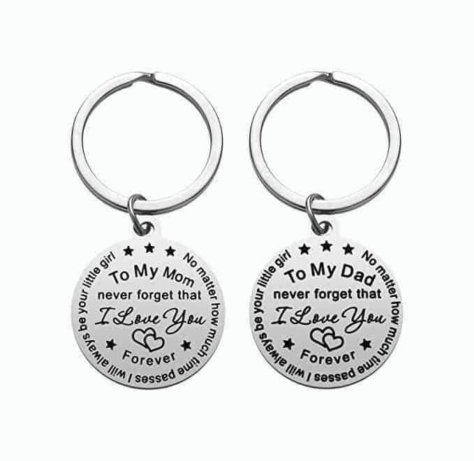 Mom & Dad Keychains