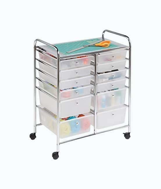 Honey-Can-Do Rolling Storage Cart and Organizer