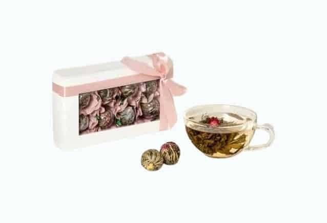 Hand-Sewn Blooming Tea Gift Set