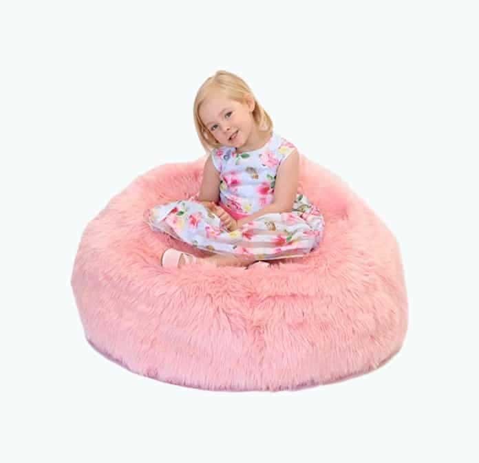 Fluffy Bean Bag Chair Cover