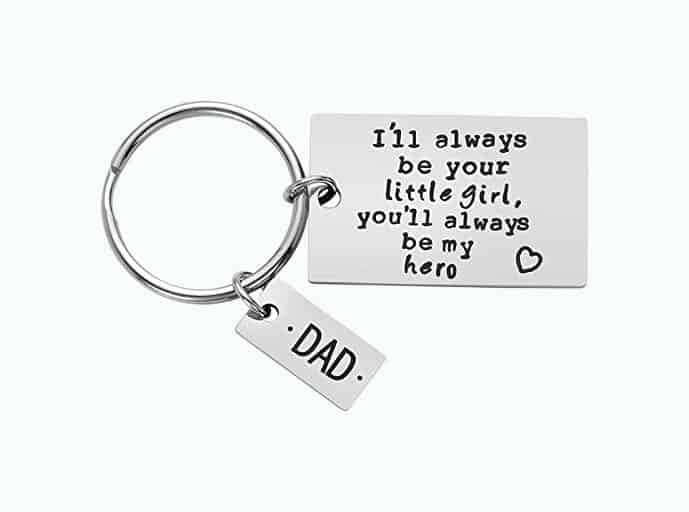 Dad Gift Keychain from Daughter