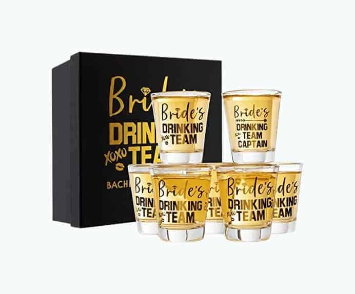 Bridesmaid Shot Glasses Set