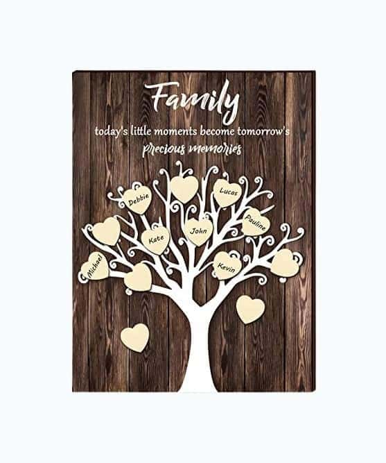 Personalized Family Tree Serving Bowl