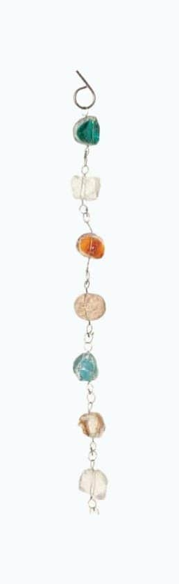 Glass Gem Rain Chain