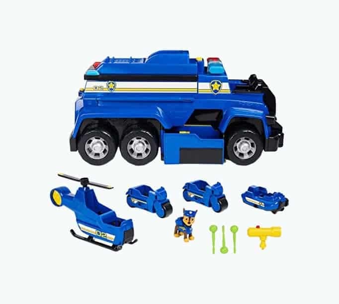 Paw Patrol, Chase’s 5-in-1 Ultimate Cruiser with Lights and Sounds