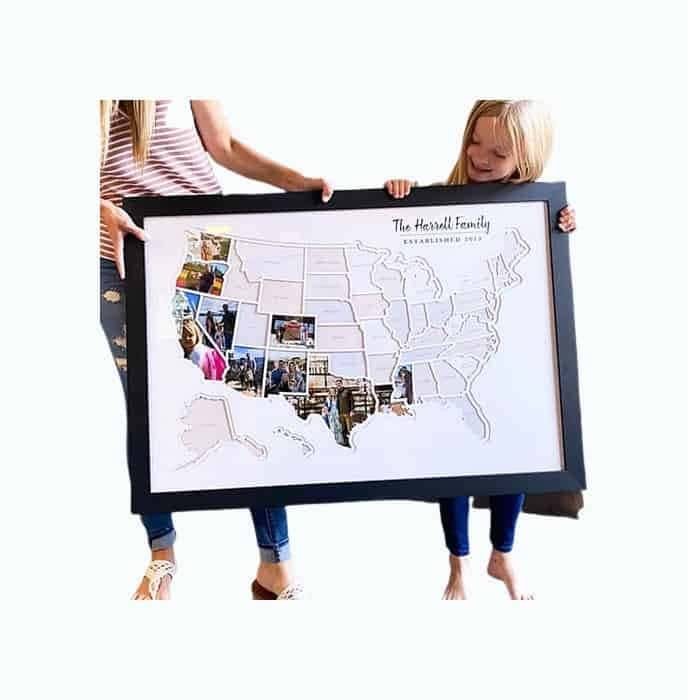 Personalized USA Photo Map