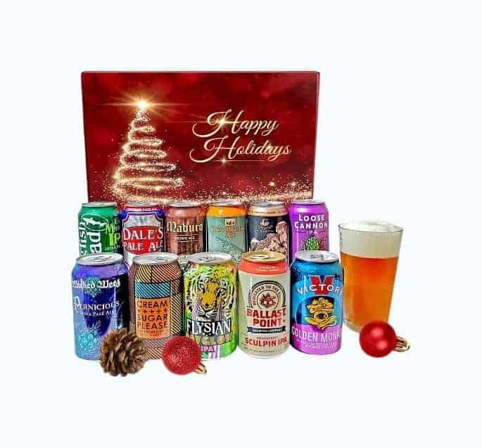 Happy Holidays Beer Gift Basket