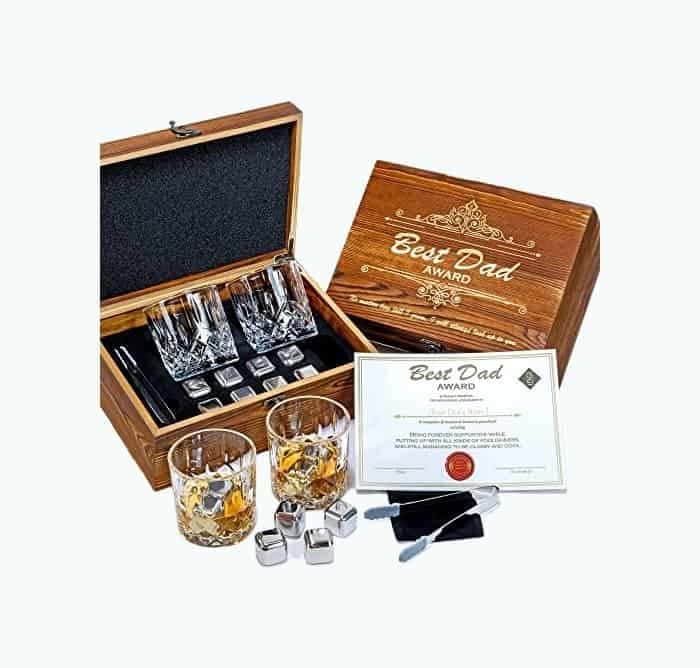 Best Dad Whiskey Set