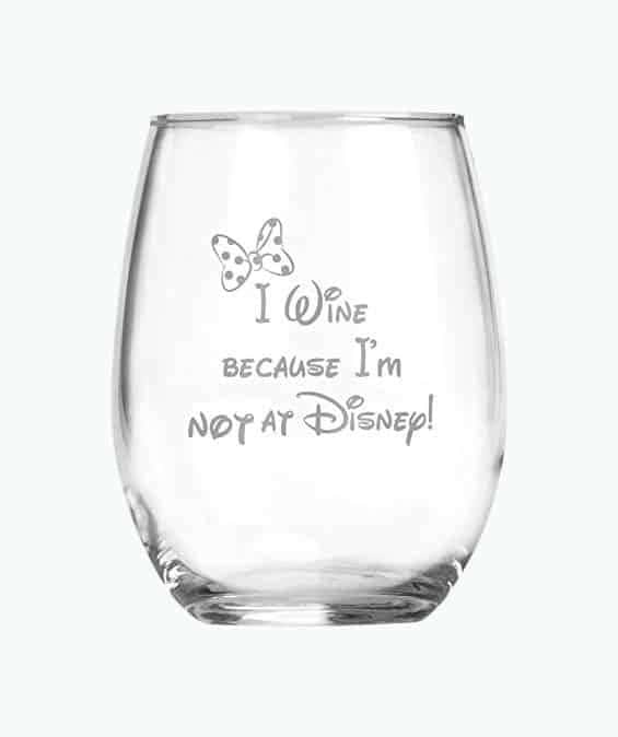 Disney Wine Glass