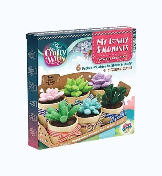 Felt Succulent Craft Kit