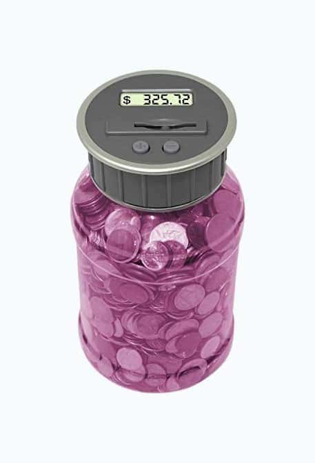 Digital Coin Bank Savings Jar