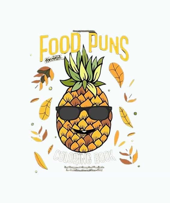 Food Puns Coloring Book