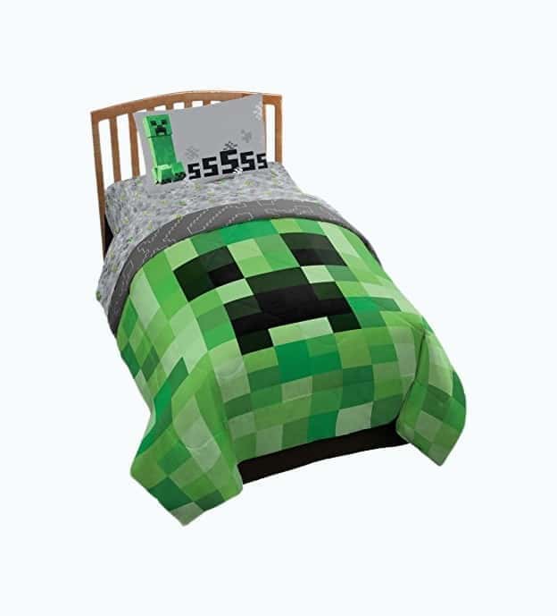 Minecraft Creeper Bedding (Twin)