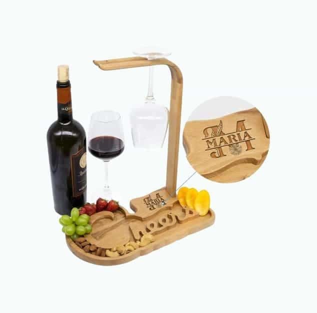 Personalized Wine Serving Tray