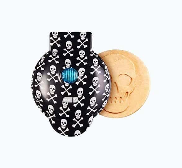 Black Skull Waffle Maker