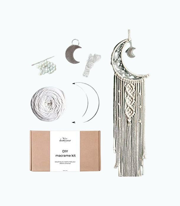 Macramé Moon Dreamcatcher DIY Craft Kit