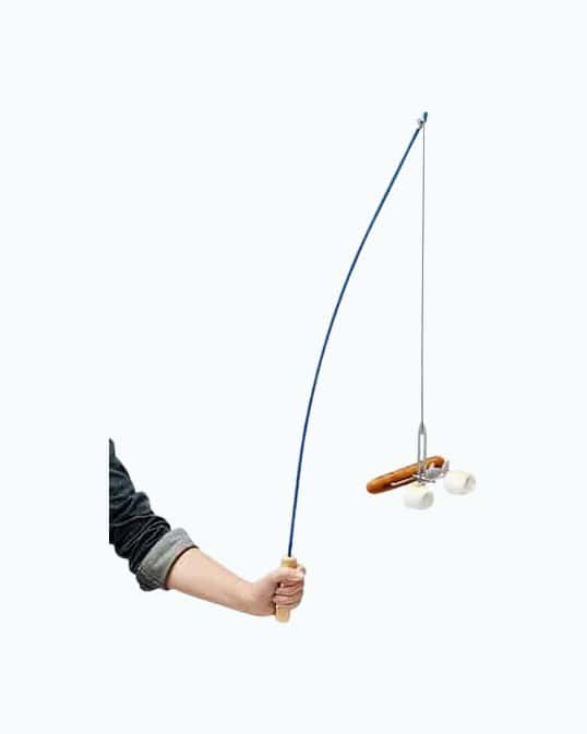 Fishing Pole Campfire Roaster