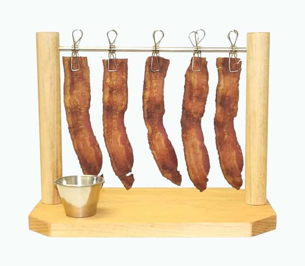 Wooden Bacon Display