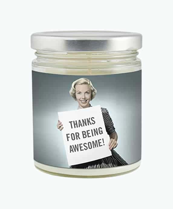 Novelty Thank You Candle