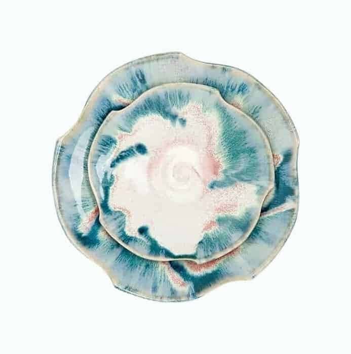 Nesting Flower Bowls - Set of 2