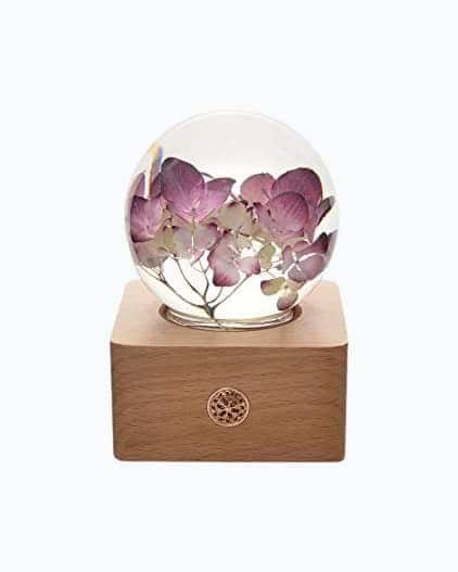 3D Flowers Crystal Ball