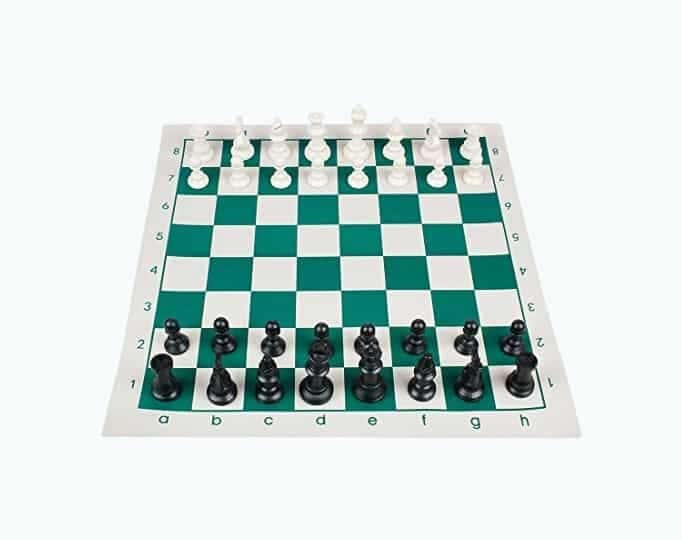 Rollable Chess Board And Game Set