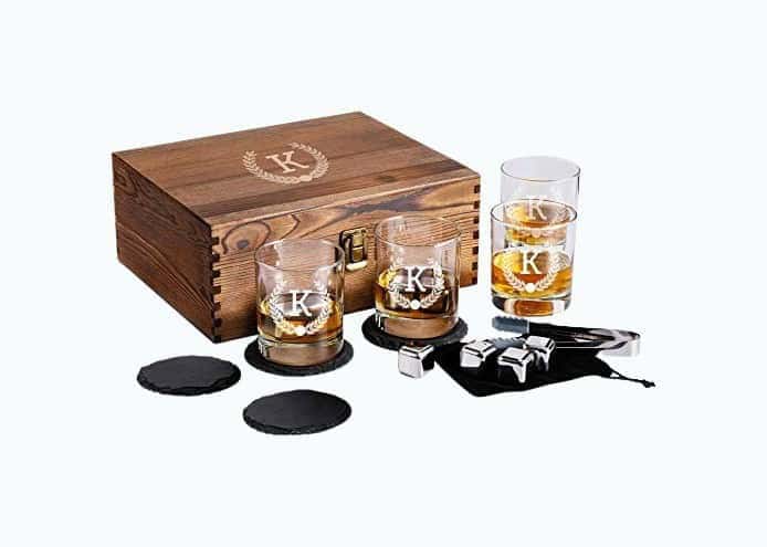 Personalized Scotch Whiskey Glasses Set