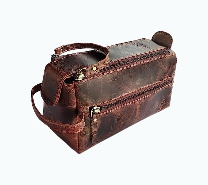 Leather Toiletry Bag