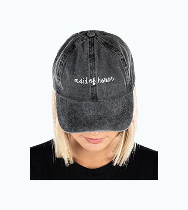 Maid Of Honor Vintage Baseball Cap