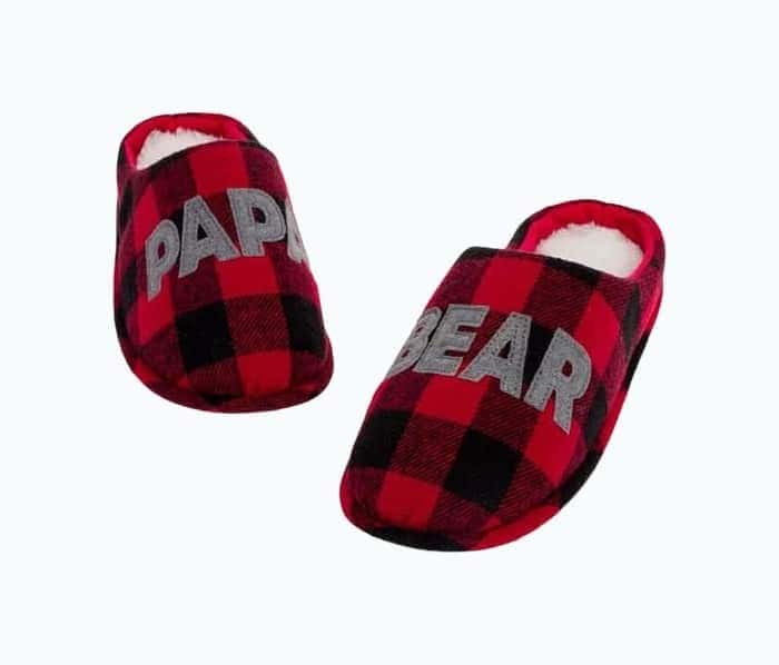 Bear Family Holiday Slippers