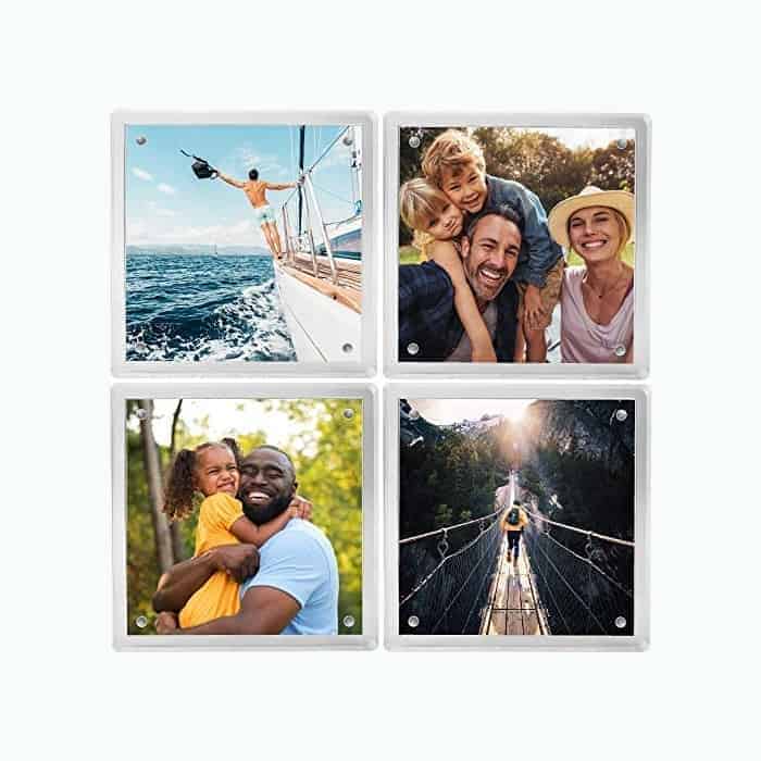 Personalized Gift Photo Coasters (4 Piece Set)