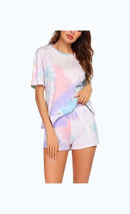 Tie Dye Printed Pajamas