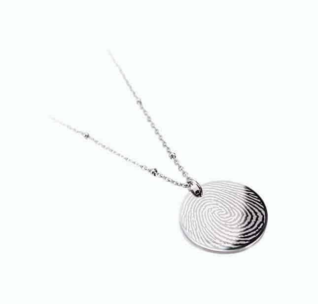 Personalized Fingerprint Necklace