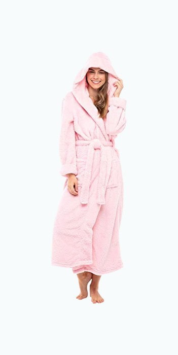 Hooded Winter Bathrobe