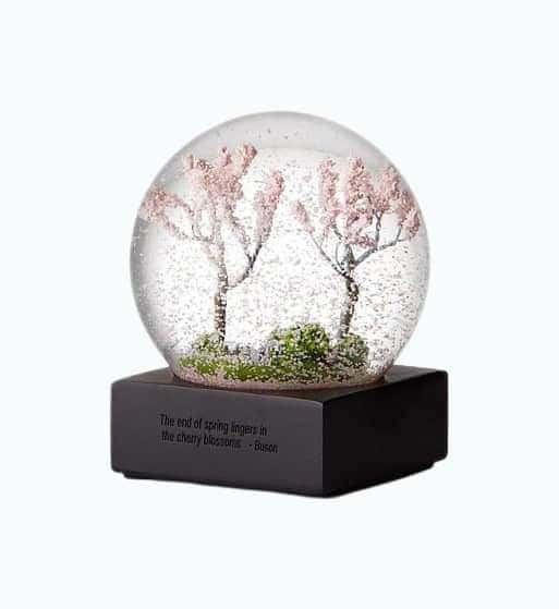 Cherry Blossom Snow Globe