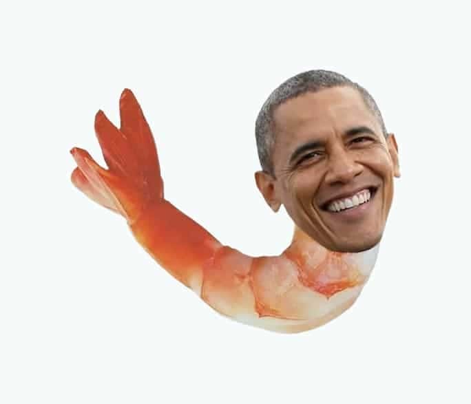 Shrimp Obama Magnet Decal