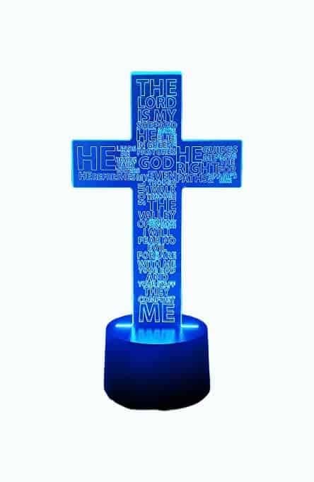 Jesus Cross 3D Night Light