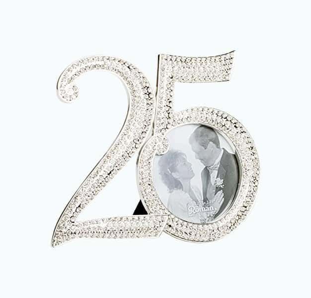 25th Anniversary Rhinestone Frame