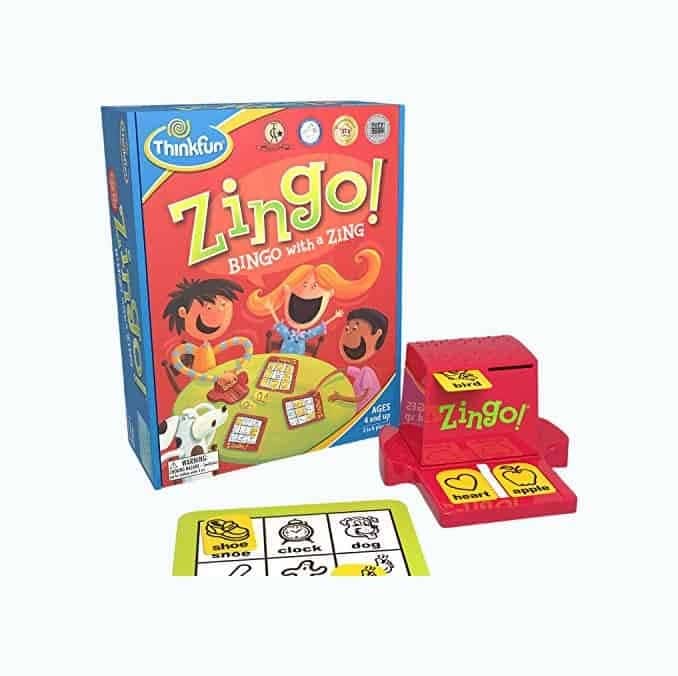 Zingo Bingo Award Winning Preschool Game for Pre-Readers and Early Readers