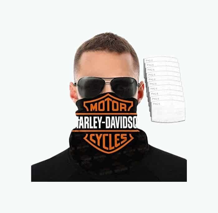 Harley-Davidson Face Mask Motorcycle Neck Gaiter