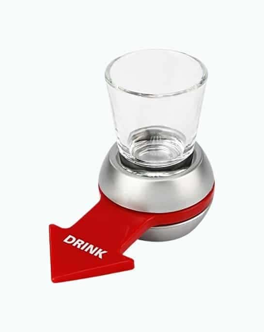 Barbuzzo Original Spin the Shot – Fun Party Drinking Game