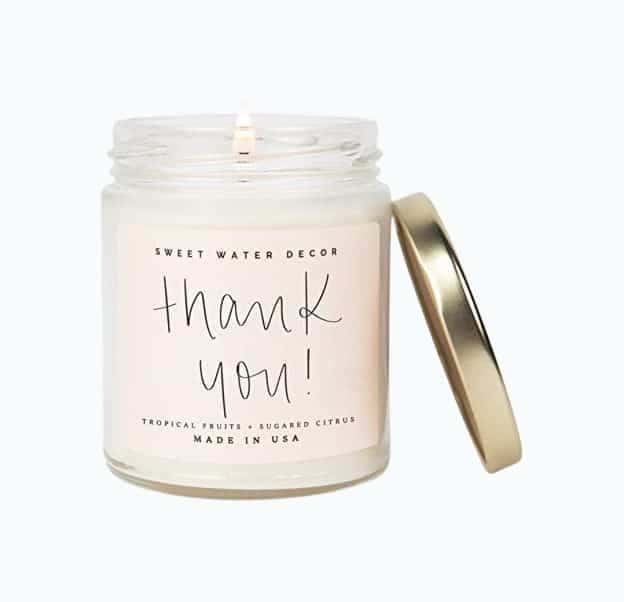 Thank You Candle