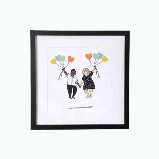 Love is in the Air Custom Portrait