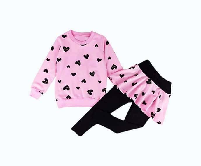 Heart Leggings Set